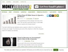 Tablet Screenshot of moneyrebound.com